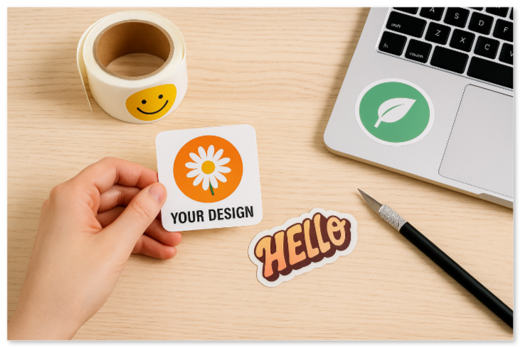 Stickers ontwerpen